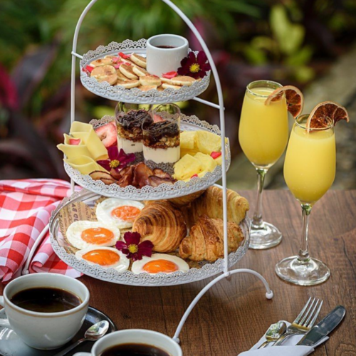 Bread Factory, Medellín – Frühstücksangebot.